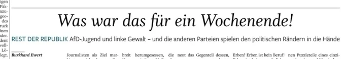 AfD Jugend und Polizeigewalt in Gießen