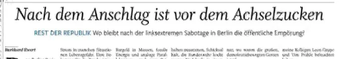 Viel Empörung, wenig Maßstab: Warum der Kommentar von Burkhard Ewert mehr Agenda als Analyse ist.