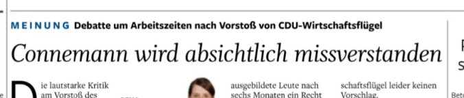 Connemann wird absichtlich missverstanden