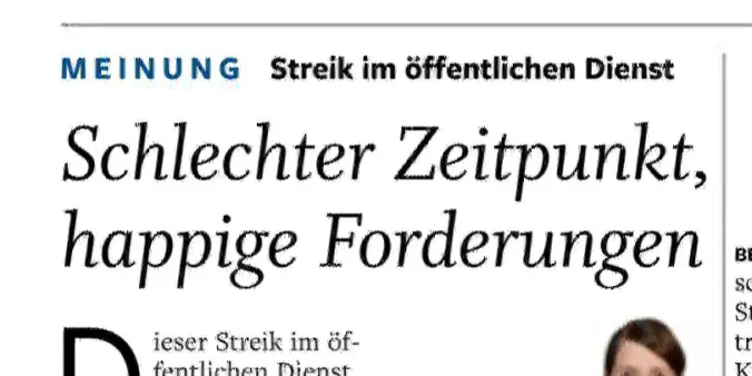 Streikrecht unter Beschuss. Dieser Leserbrief zeigt, wie Meinungsjournalismus öffentliche Beschäftigte moralisch delegitimiert.