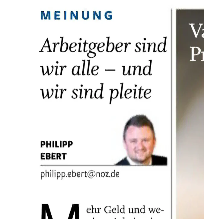 Streik öffentlicher Dienst; warum das „"Wir sind pleite“-Argument von Philipp Ebert kein Fakt, sondern politische Ausrede ist.