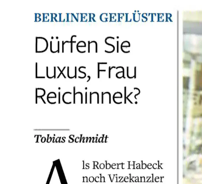 Darf Heidi reichinnek luxus