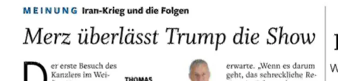 Diplomatie ohne Haltung? Warum Merz' Auftritt bei Trump kein ‚prinzipienfester Realismus' war
